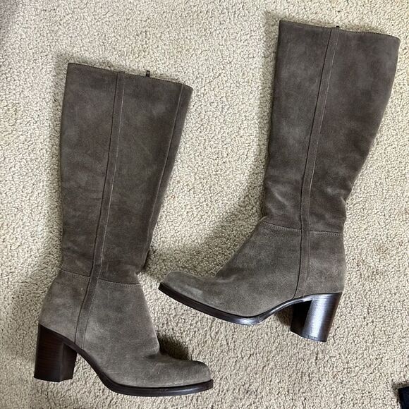 La Canadienne Suede Knee High Boots Size 8.5 - Picture 8 of 8